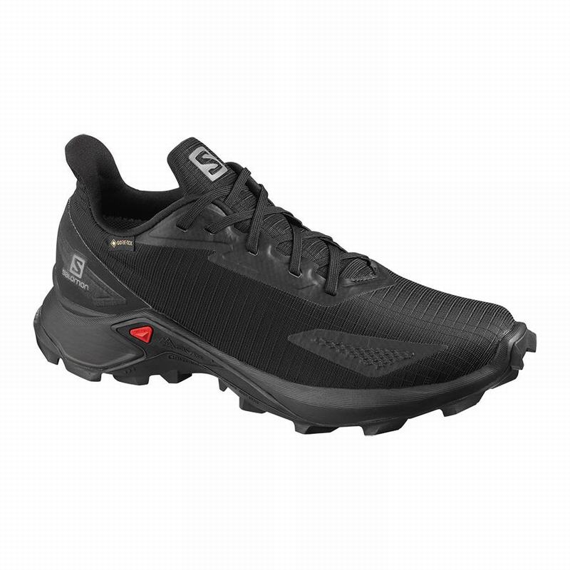 SALOMON ALPHACROSS BLAST GTX W Philippines - Women's Trail Running Shoes - Black | 463215-REP